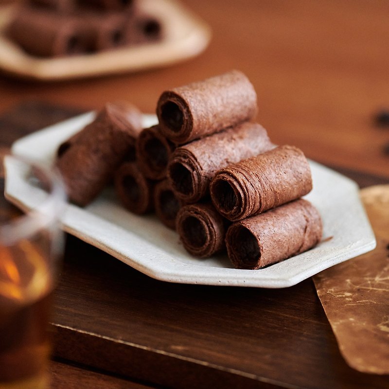 【Dawu Mountain Ranch】French Cocoa with Egg Roll - Snacks - Fresh Ingredients 
