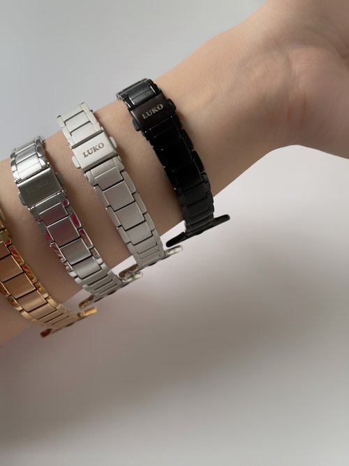 LUKO.Store Apple Watch | 設計感方格不鏽鋼細錶帶