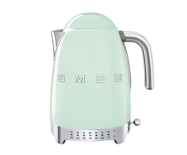 SMEG】イタリア製 温度調節機能付き 大容量 1.7L 電気ケトル