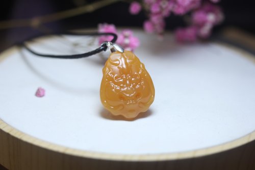 翡翠 双龍 黄色　ペンダント 翡翠 双龍 黄色 ペンダント 翡翠 ペンダントトップ ｜ PX05369