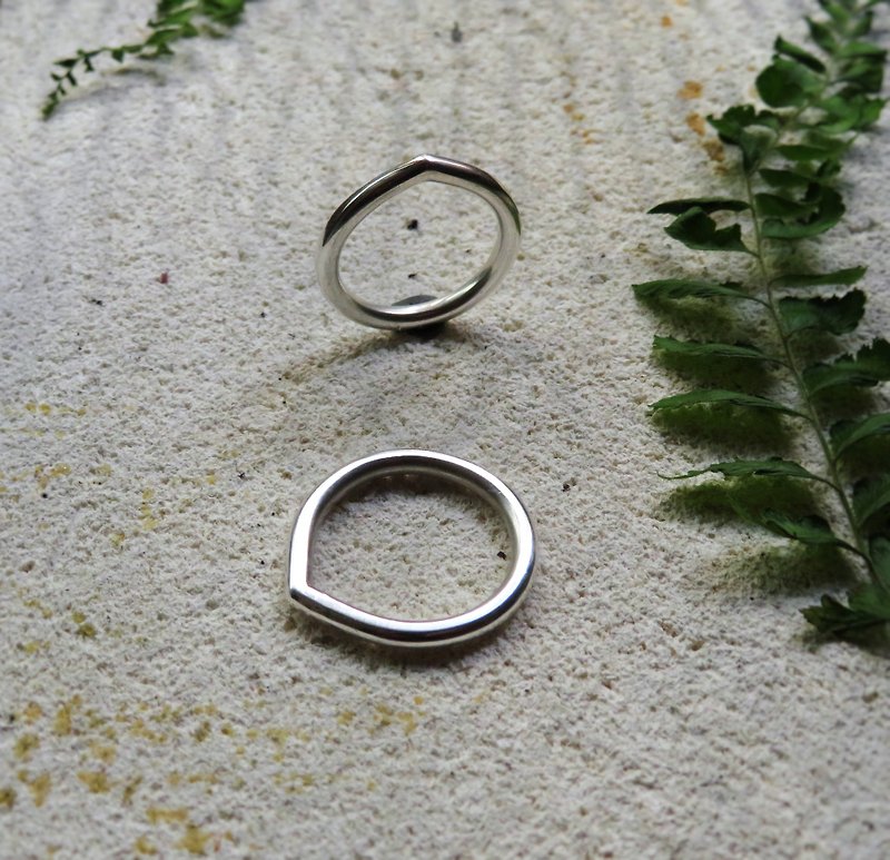 Stacking Ring Sterling Silver Thin Ring - Couples' Rings - Sterling Silver Silver