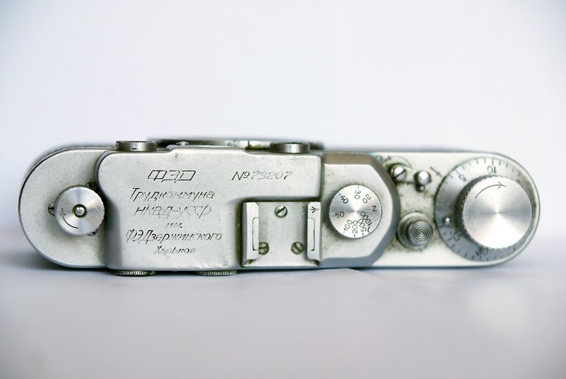 rare FED-C FED I 1 NKVD pre war USSR 1/1000 body M39 Leica copy type 1c 1938 - Cameras - Other Metals Silver
