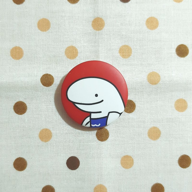 微笑瑪奇 胸章 - 小魚兒(3.2cm) - 襟章/徽章 - 塑膠 多色