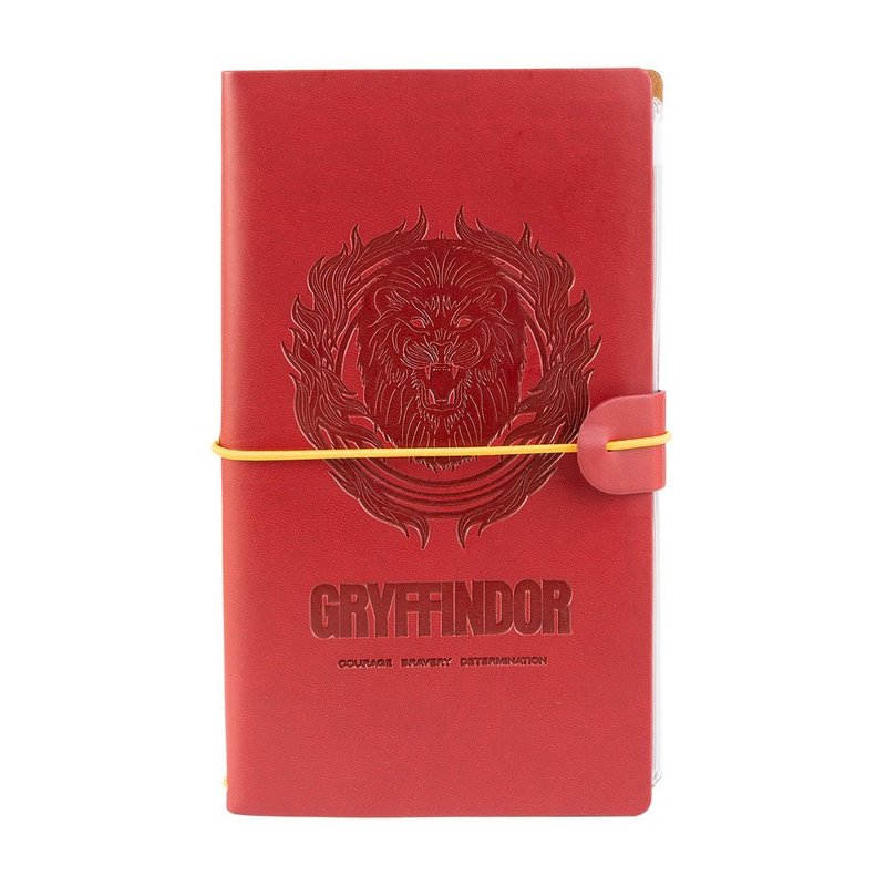 【哈利波特】葛萊芬多旅行筆記本/HARRY POTTER/GRYFFINDOR - 筆記本/手帳 - 其他材質 紅色