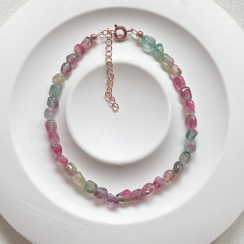 Watermelon and jelly bean bracelets (A) - Bracelets - Crystal White