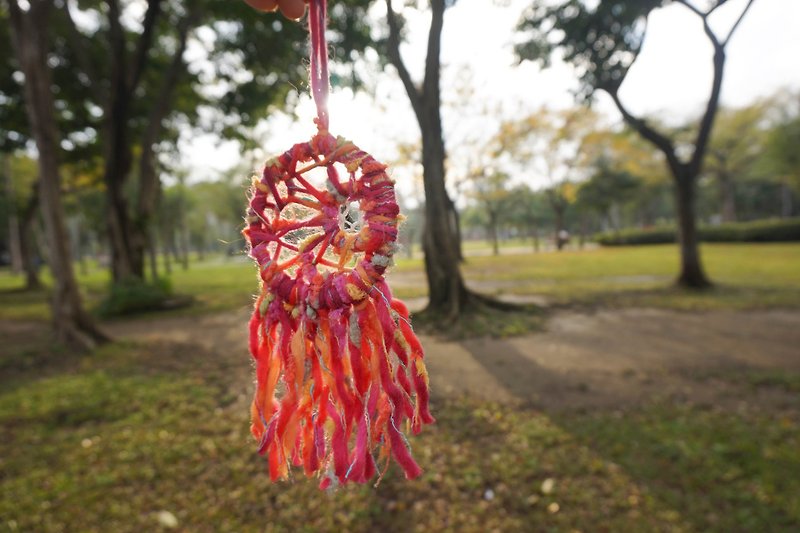 Handmade Dream catcher | Cherry Pink - Items for Display - Silk Pink