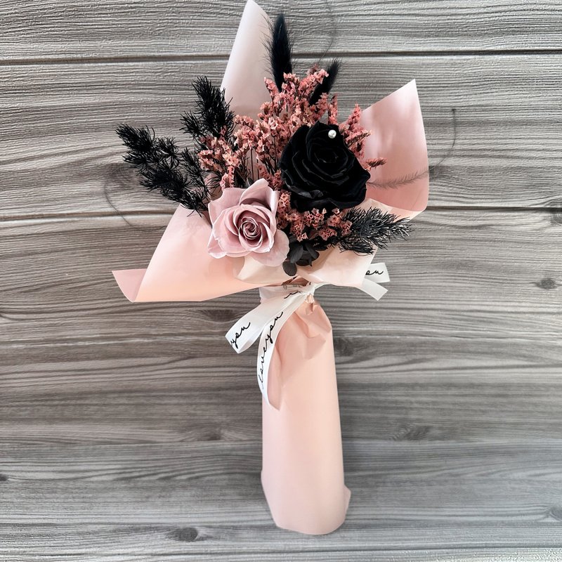 Black Pink Black Pink Bouquet/Eternal Flower/Flower Ceremony - Dried Flowers & Bouquets - Plants & Flowers 