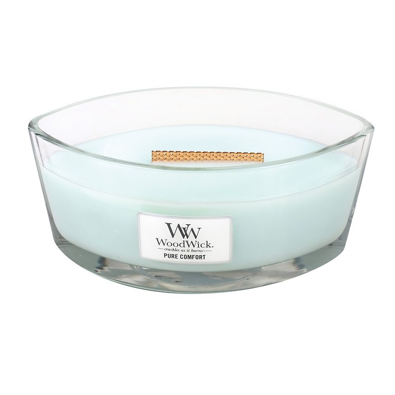 [VIVAWANG] WW16oz leaf fragrance cup wax (quiet state of mind). Fresh fruit, cotton fragrance, relaxing lazy days. - เทียน/เชิงเทียน - ขี้ผึ้ง 
