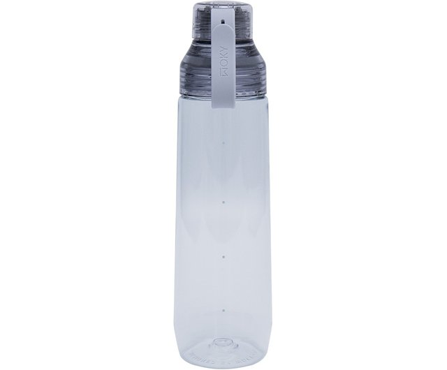 WOKY】ECOZEN 透明ボトル 800ml (6色展開) - 弾む太いストロー