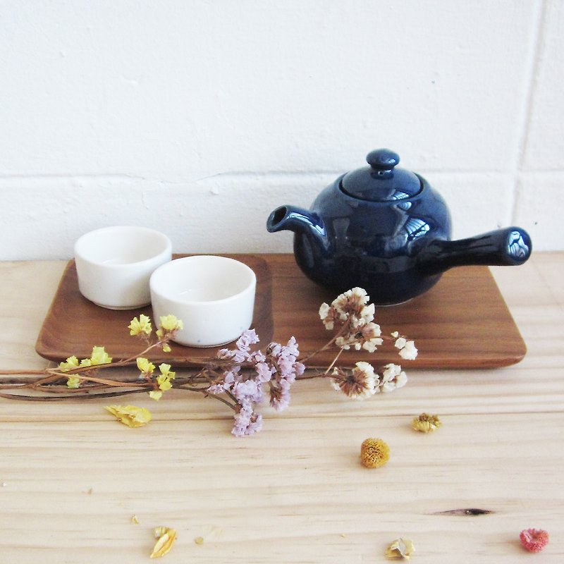 Handmade Potteries Tea Sets Selected by Tan / SET14 - เซรามิก - ดินเผา สีน้ำเงิน