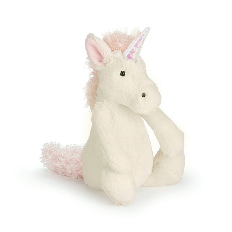 Jellycat Bashful Unicorn 18cm - ตุ๊กตา - ผ้าฝ้าย/ผ้าลินิน ขาว