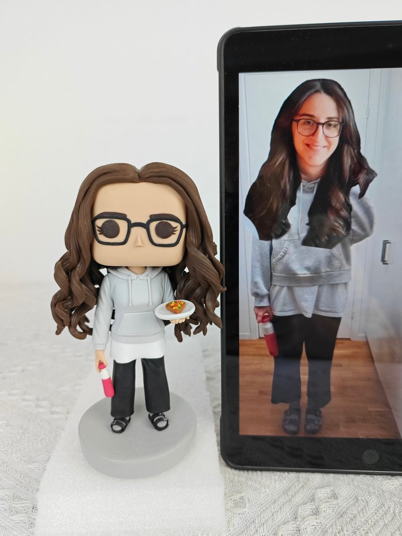 【客製化3D人像公仔】訂製手工Funko Pop男生朋友老公生日禮物 - 公仔/玩偶 - 黏土 多色