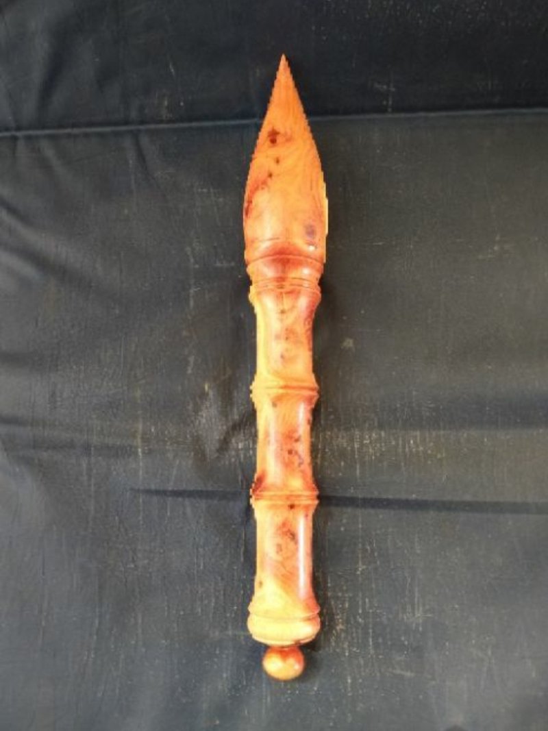 台灣龍柏文昌筆5.5*5.5*41cm - 擺飾/家飾品 - 木頭 