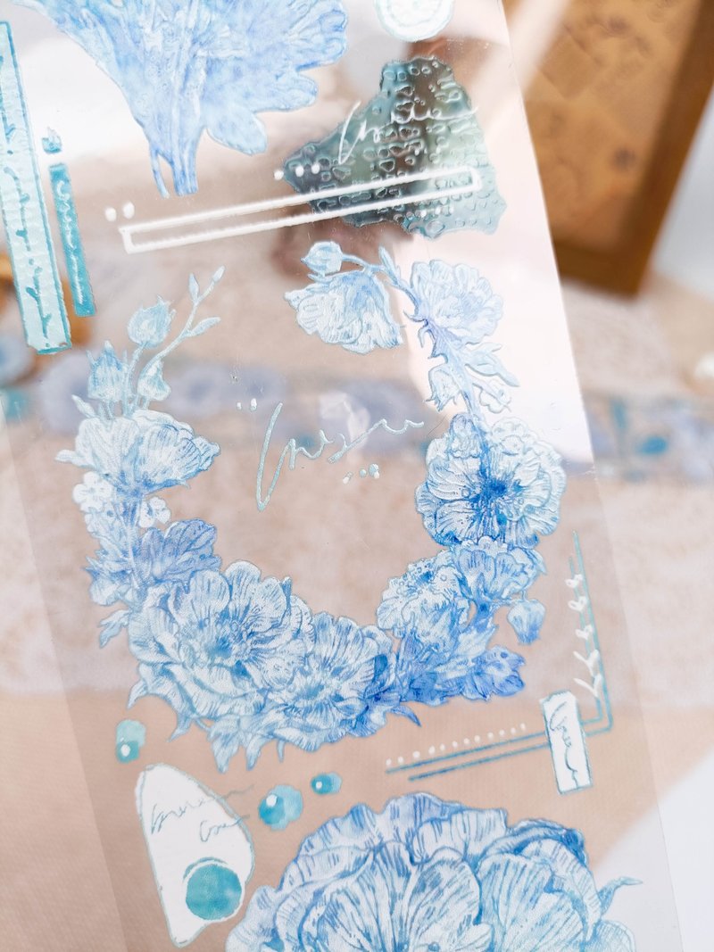 EE170幽光水楊梅Glowing water bayberry/ 紙膠帶 Masking Tape - 紙膠帶/和紙/PET - 塑膠 多色