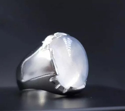 ムーンストーン　Silva925メンズリング•*¨*•.¸¸•*¨*•.¸¸ • メンズ デュル エ ナジャフ リング ムーンストーン リング 925