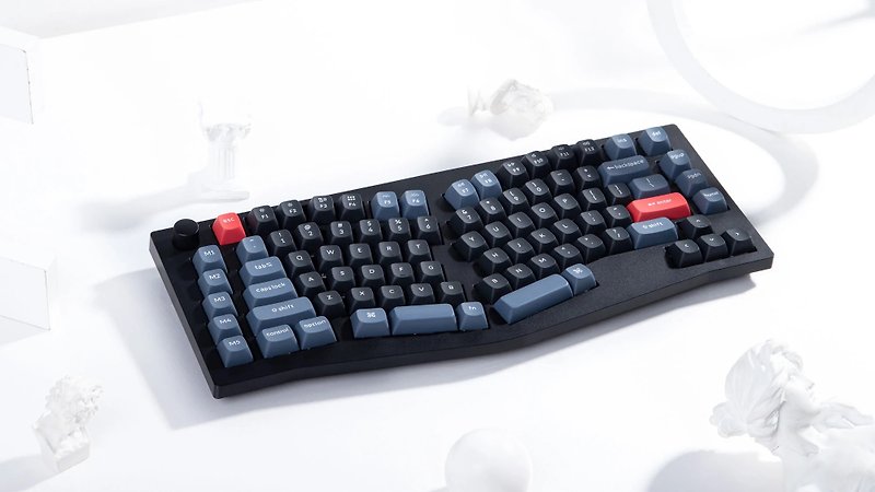 Keychron V10 (Alice Layout) QMK Custom Mechanical Keyboard - Computer Accessories - Polyester 