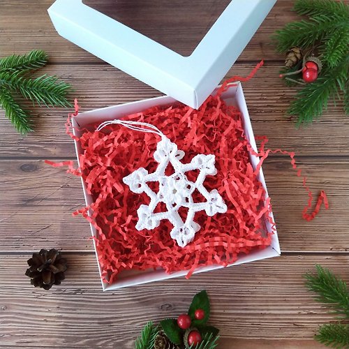 Daloni Christmas snowflake ornament, Small Christmas decorations tree, 雪花聖誕飾品, 聖誕節裝飾品