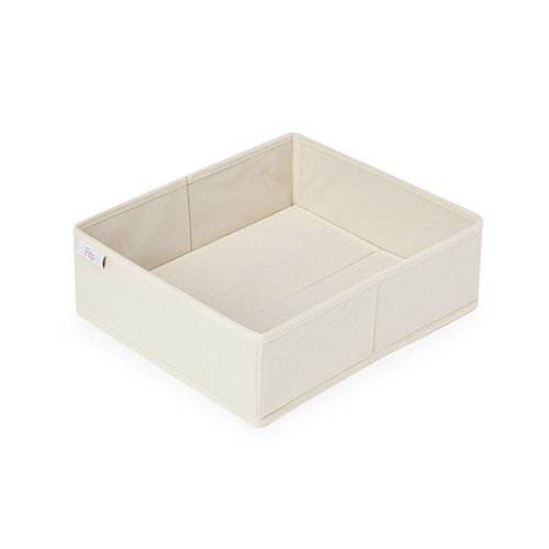日本天馬TENMA 日本天馬 Fits 布質分格收納盒(單格)-面寬30cm-3入