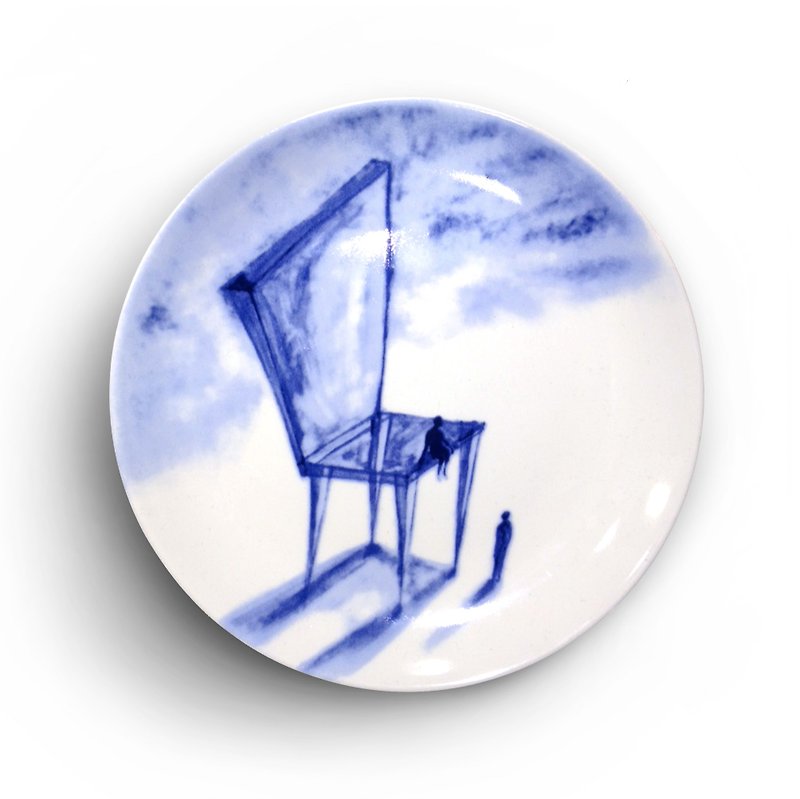 Porcelain 8-inch Plate P8P-001 (Lead-free)