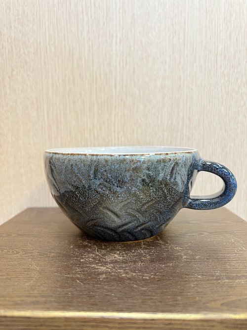 良田燒 陶藝 油滴天目咖啡杯/油滴天目馬克杯/手作陶器