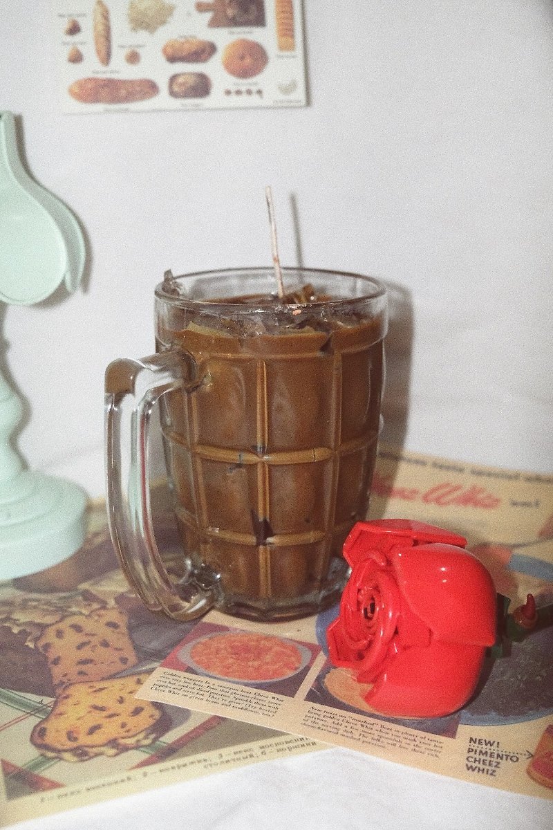 コピコーヒー型香りキャンドル | コーヒーの香り - キャンドル・燭台 - その他の素材 ブラウン