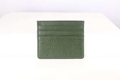 SIMPLEST C006 Card Case Wallet - Forest Green - Genuine leather