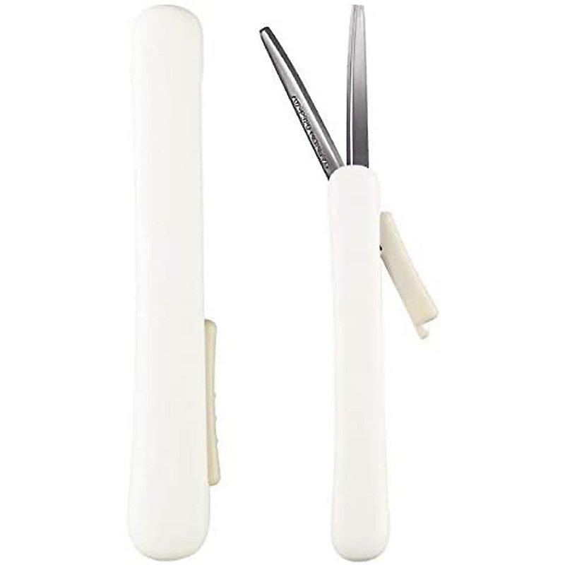 KOKUYO Portable Scissors SAXA Poche-White - Scissors & Letter Openers - Plastic White