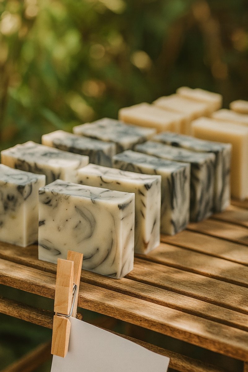 大理石冷制皂 - 肥皂/手工皂 - 精油 銀色