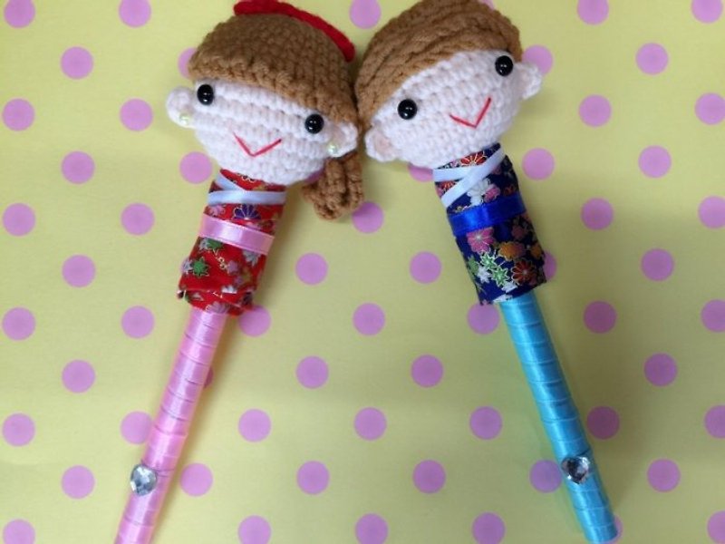 chuchu hand-made shop Japanese style newcomer signature pen - Other Writing Utensils - Other Materials Pink