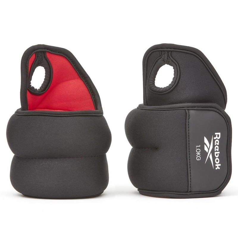 【Reebok】Wrist Weights 手腕負重環 - 1kg (2入組) - 運動/健身器材 - 其他材質 黑色