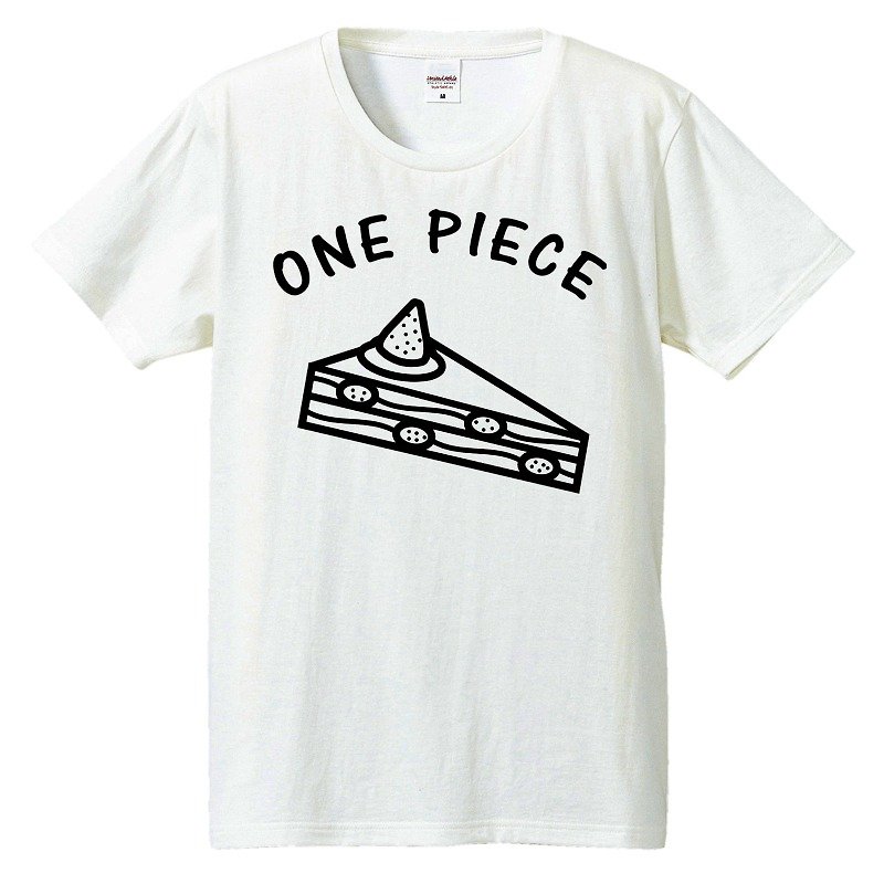 T-shirt / one-piece Cake - Men's T-Shirts & Tops - Cotton & Hemp White