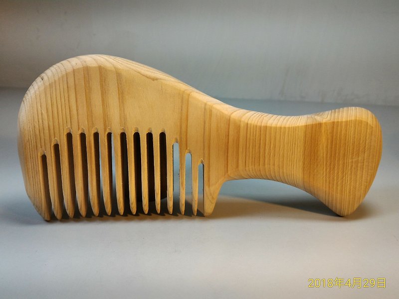 ~ Old material new work ~ Taiwan red beech handle comb B - Makeup Brushes - Wood 