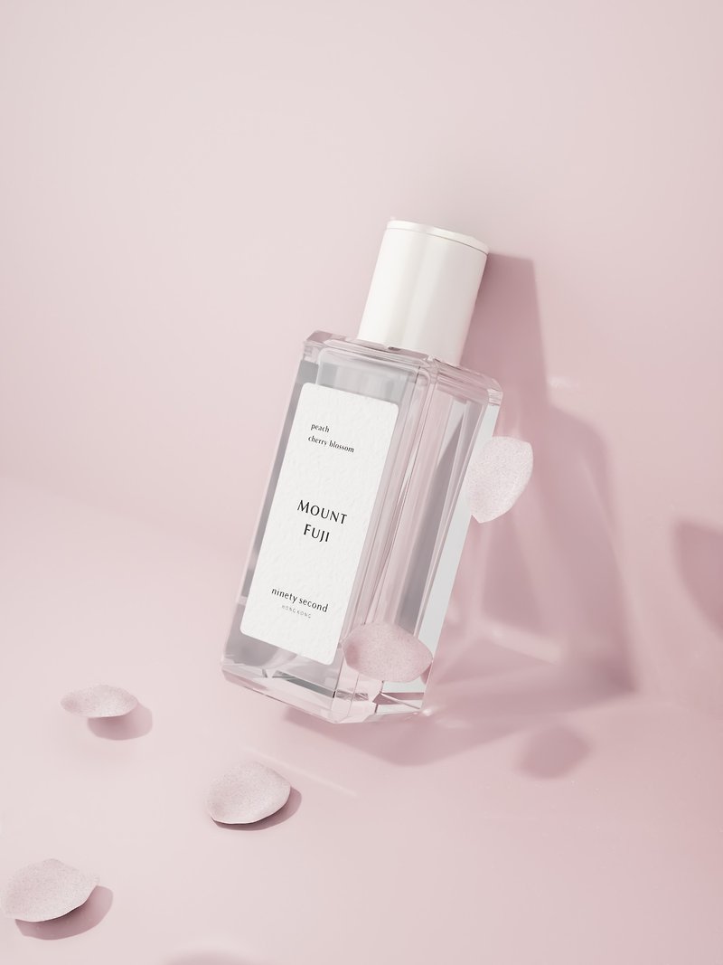 【Engraving Available】MOUNT FUJI - Peach & Cherry Blossom Perfume | ninety second - น้ำหอม - วัสดุอื่นๆ สึชมพู