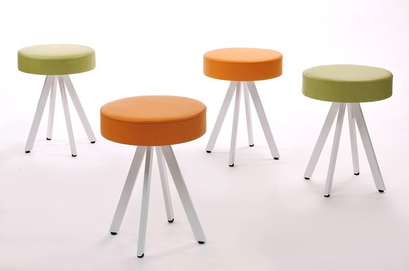 Umbrella-shaped small round school chair and stool TS-172 graduation.teacher gift - Chairs & Sofas - Other Metals White