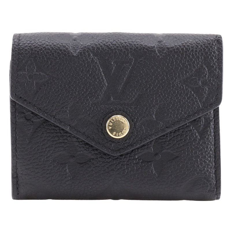 【日本直送】ルイ・ヴィトン LOUIS VUITTON 三つ折り財布 ポルトフォイユゾエ アンプラント M62935 モノグラムアンプラント ノワール 中古】 - 錢包/皮夾/長短夾 - 真皮 黑色