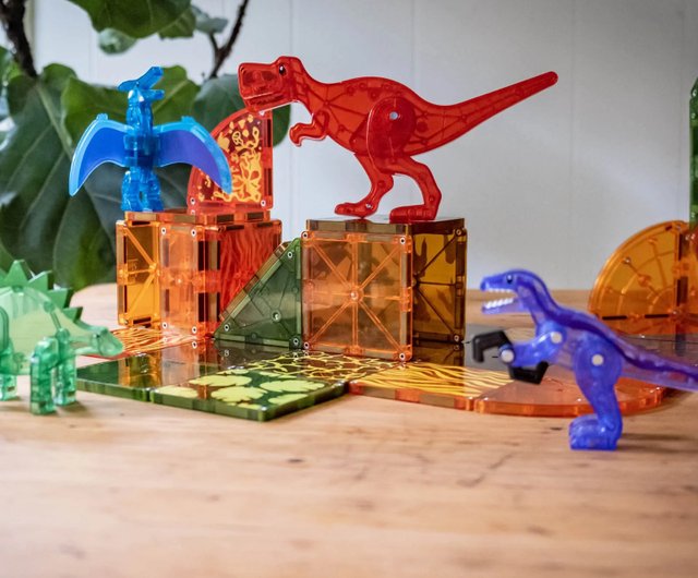 40 piece dinosaur building hot sale blocks