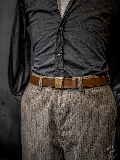 Hickok Buckle Belt-vintage gentleman belt-silver buckle - Shop HEYOU  Art&Craft Department Belts - Pinkoi