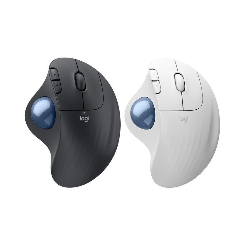 ERGO M575S Bluetooth wireless trackball mouse (2 colors) - อุปกรณ์เสริมคอมพิวเตอร์ - วัสดุอีโค สีดำ