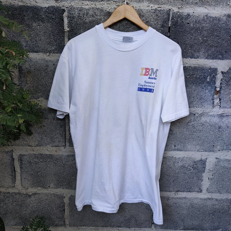 เสื้อยืดวินเทจ 90s  IBM Austin Summer Employment T-Shirt