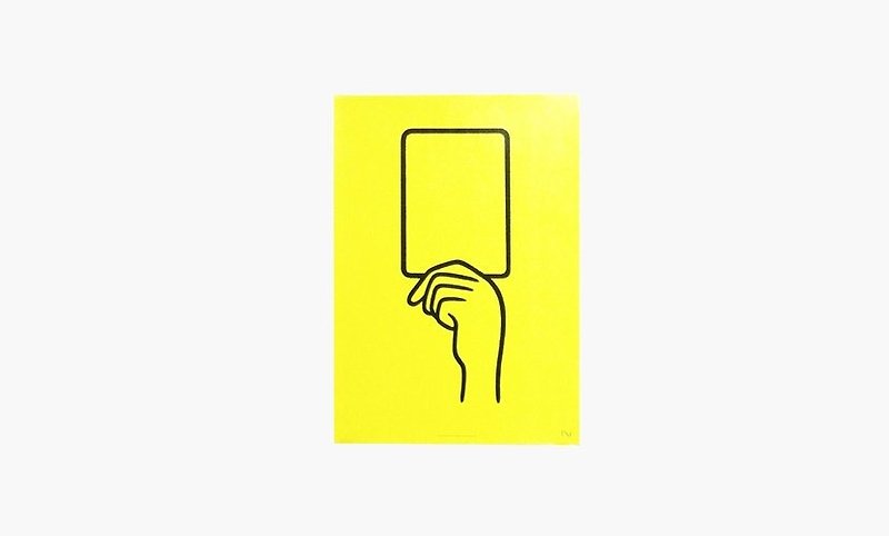 NORITAKE - B3 YELLOW CARD POSTER - Other - Paper Yellow