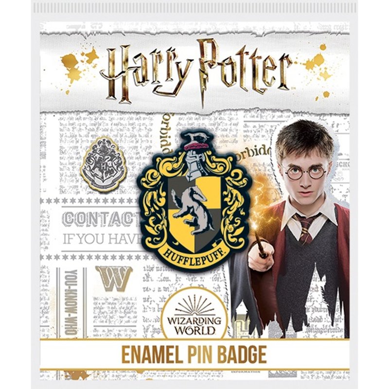 【哈利波特】赫夫帕夫 學院圖騰 琺瑯胸針/徽章 Harry Potter - 胸針 - 其他材質 黃色