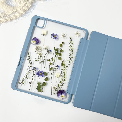 FeimeiPresents 青青薰香手工押花iPad外殼 iPad Air 11寸 13寸 iPad Pro 11寸13