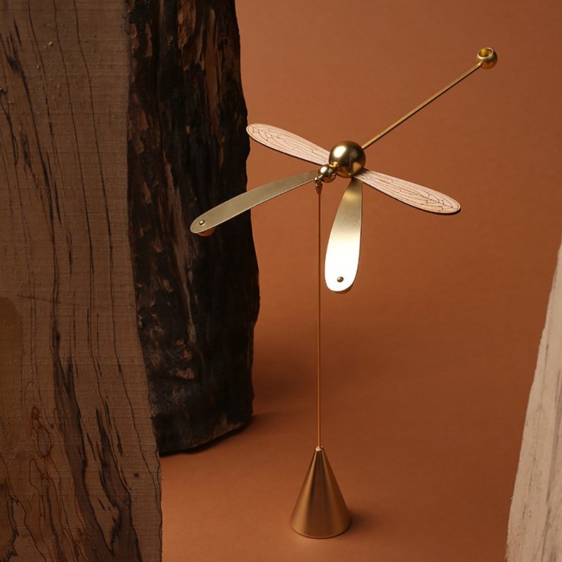 [Christmas gift] Dragonfly Balance Diffuser Fragrance Gift Box Home Office Decoration - Fragrances - Wood 