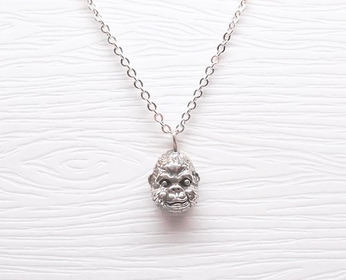 二毛銀（Nimou Jewelry） 二毛銀【動物系列─貝比猩猩-項鍊】銀