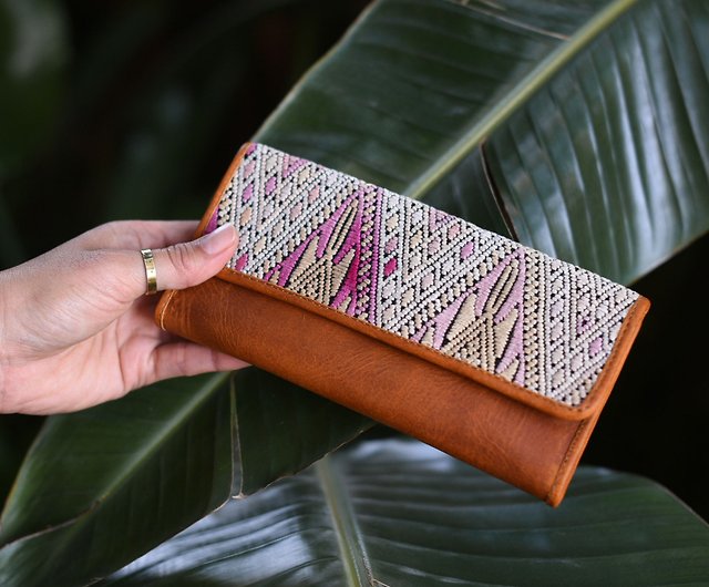 Flore leather wallet