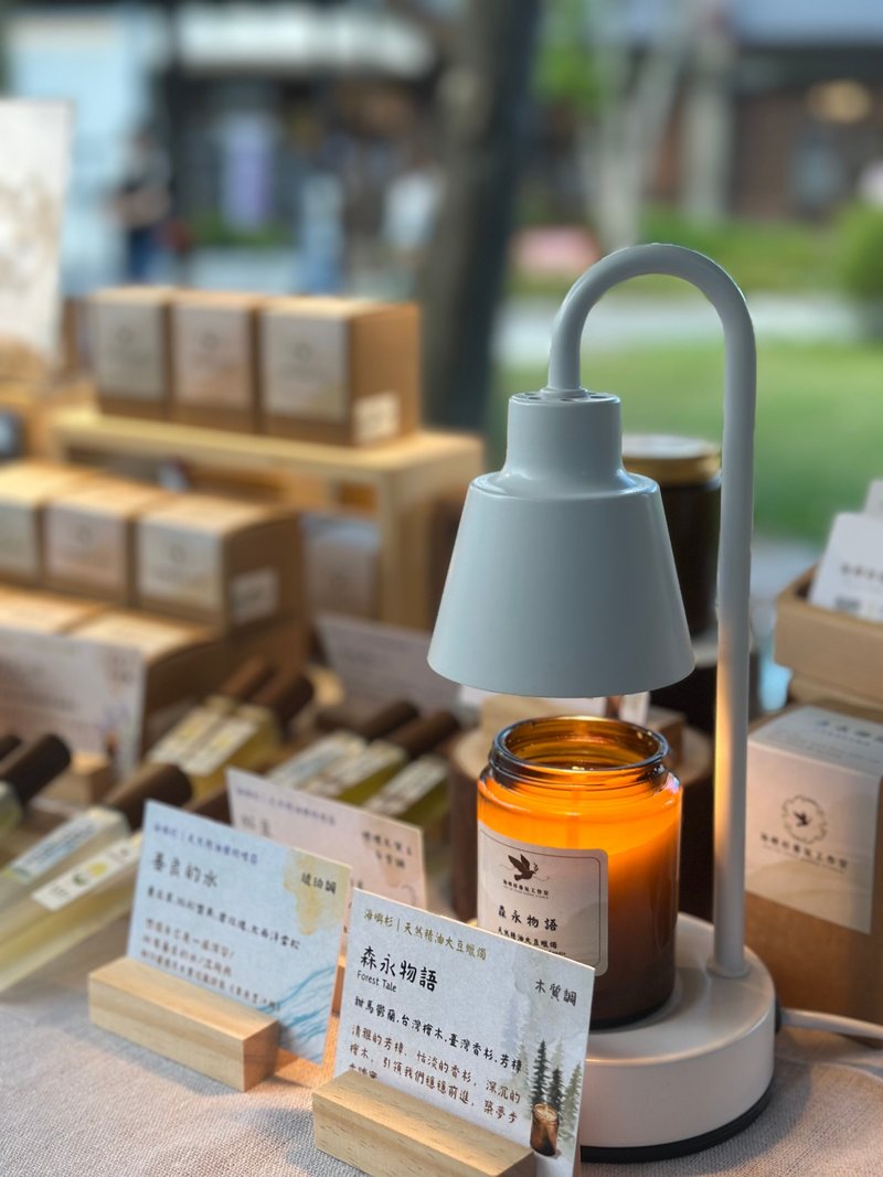 海嶼杉・天然精油大豆蠟燭100ml - 香氛蠟燭/燭台 - 玻璃 