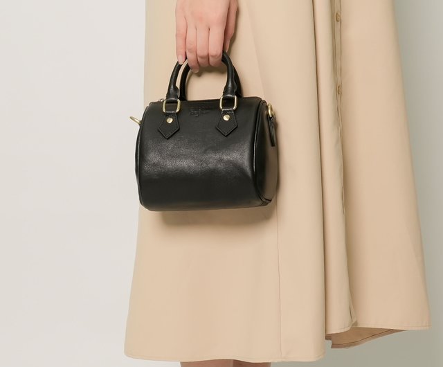 Matin Kim】マーティンキム VINTAGE LEATHER MINI BOSTON BAG