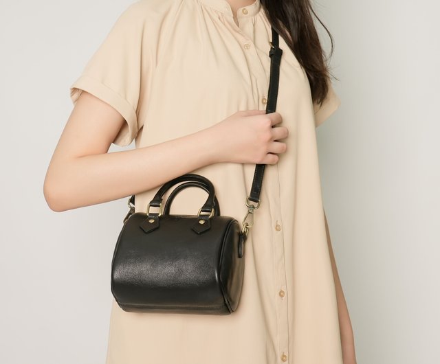 Matin Kim】マーティンキム VINTAGE LEATHER MINI BOSTON BAG
