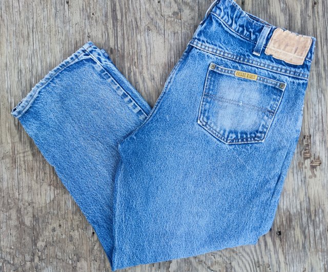 PRSN BLU Prison Blues Rigid Blue Relaxed Fit Jeans W38 L34