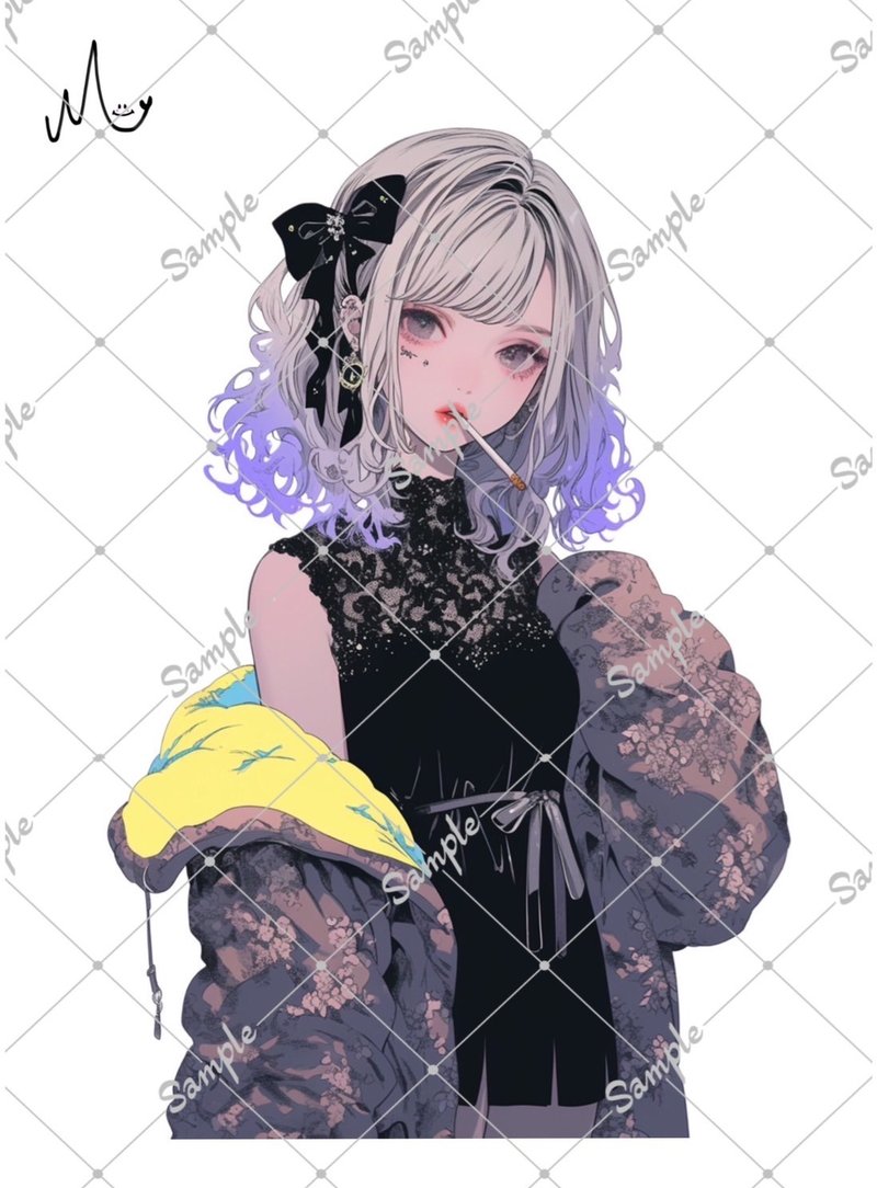 オリジナル人物ステッカー - 貼紙 - 紙 